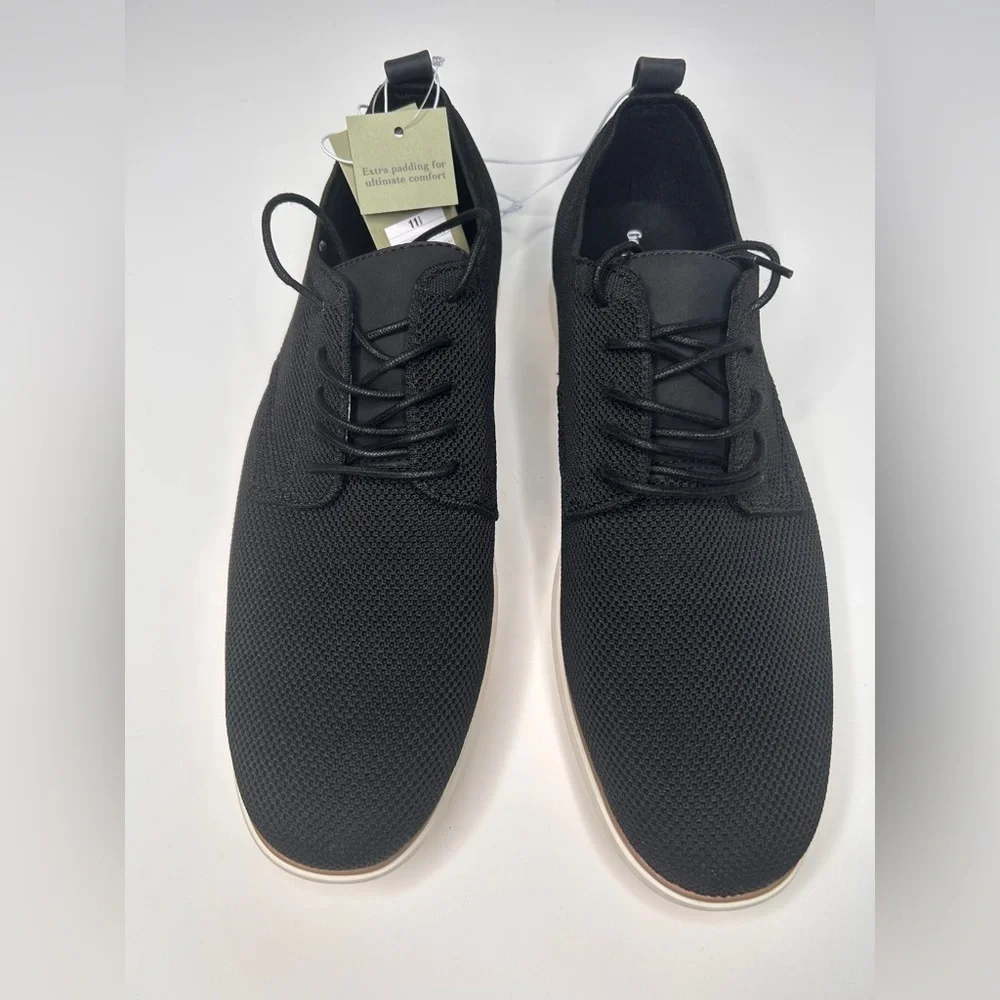 Goodfellow & Co Men's Kev Knit Dress Shoes, Black, Various Sizes